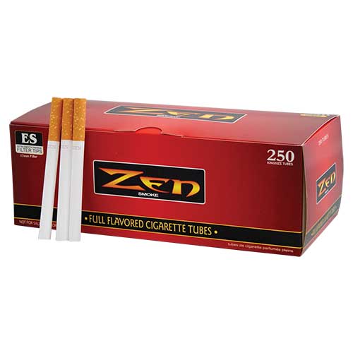 Zen Cigarette Tubes Full Flavor 250ct Box