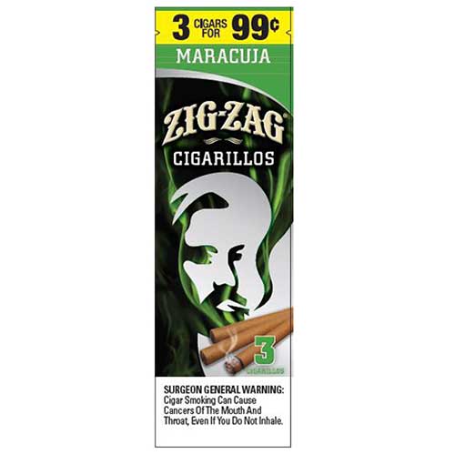 Zig Zag Cigarillos Maracuja 15 3pks Bluegrass Tobacco