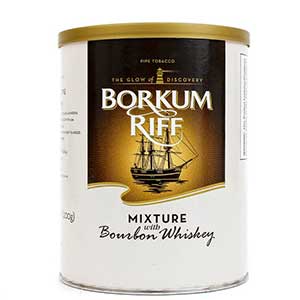 Borkum Riff  Bourbon Whiskey Pipe Tobacco 7oz Can