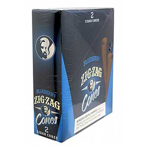 Zig Zag Cones Blueberry 15ct